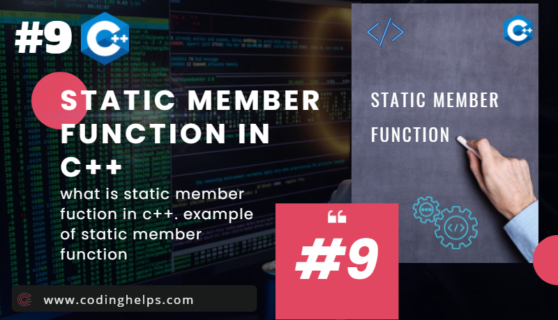 static member function in c++