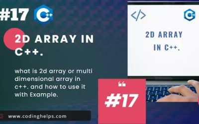 2d array in c++