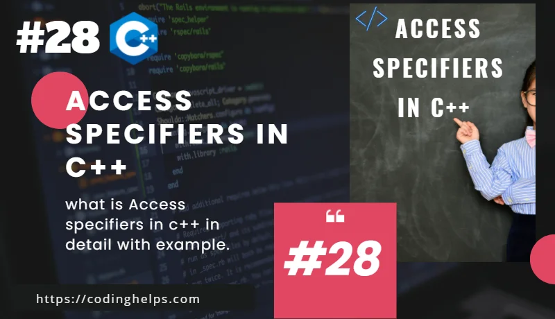 access specifiers in cpp