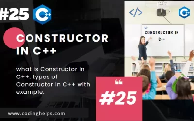 what is constructor In C++