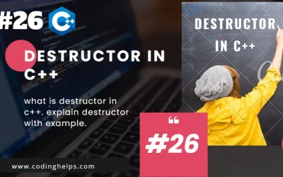 destructor in c++.