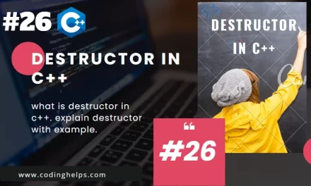 destructor in c++.