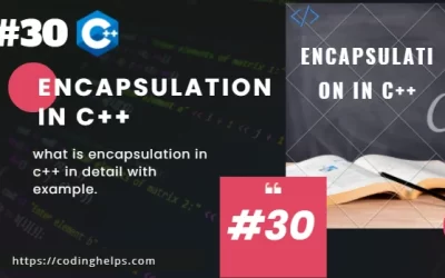 encapsulation in c++