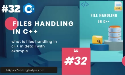 what is file handling in c++