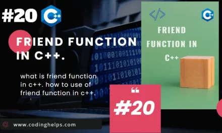 friend function in c++