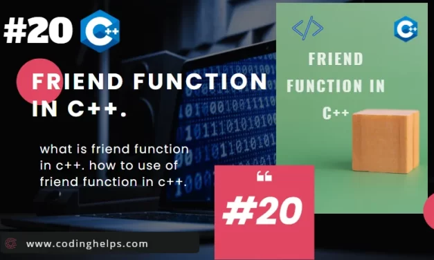 friend function in c++
