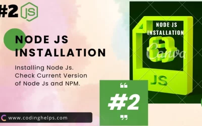 Node js installation