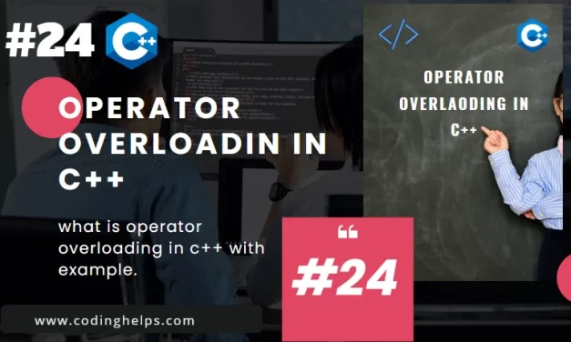 operator overloading in c++.