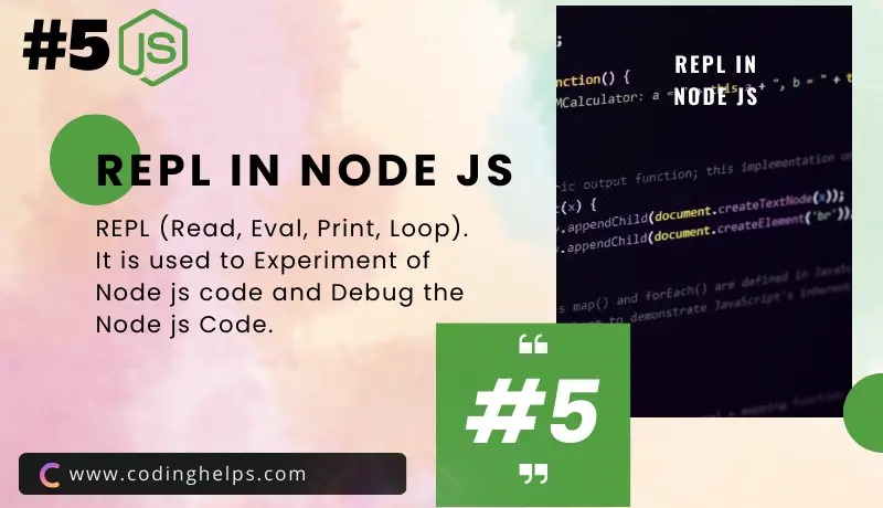 REPL in node js